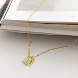 925 Silver Lock and Key Necklace Stylish Pendant for Women