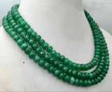 Natural Gemstone Necklace Silver Clasp 17-19