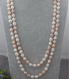 Baroque Pearl Necklace 62'' Natural Jewelry