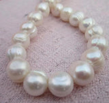 14k Gold 10-11mm South Sea Baroque Pearl Necklace