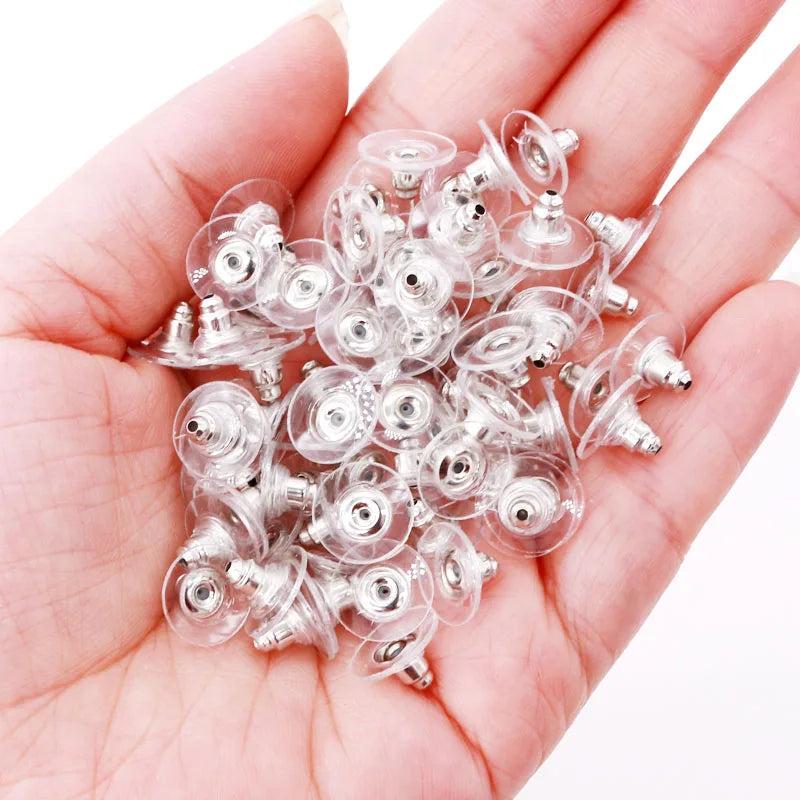 300pcs Earring Backs Stops Stoppers Variety Pack DIY Jewelry Findings