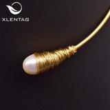 Baroque Pearl Chokers Necklace for Women GN0048