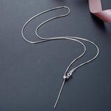 Women 925 Sterling Silver Snake Necklaces Solid Silver Chains