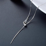 Women 925 Sterling Silver Snake Necklaces Solid Silver Chains