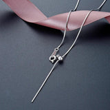 Women 925 Sterling Silver Snake Necklaces Solid Silver Chains