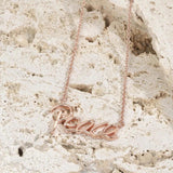 Alphabet Necklace Sterling Silver S925 Couple Jewelry Gift