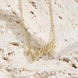 Alphabet Necklace Sterling Silver S925 Couple Jewelry Gift