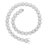 Geometric Rock Sugar Chain Necklace for Men