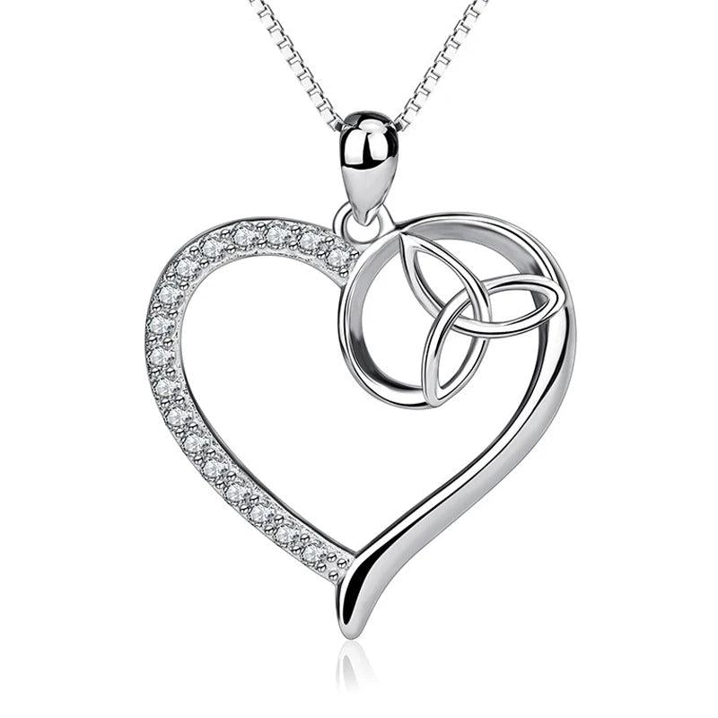 925 Silver Heart Micro Pendant Love Necklace
