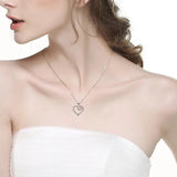 925 Silver Heart Micro Pendant Love Necklace
