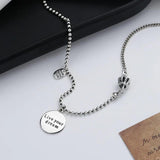 Vintage Style Silver Men Necklace