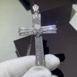 925 Silver Women's Cross Pendant Necklace