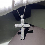 925 Silver Women's Cross Pendant Necklace