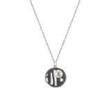 925 Silver Vintage Pearl Necklace Antique Pendant Jewelry
