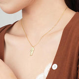 S925 Sterling Silver Mermaid Necklace Women's Collar Chain Jewelry