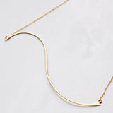 Summer Wave Necklace s925 Silver Choker Jewelry Filled Pendants Collier Femme