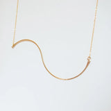 Summer Wave Necklace s925 Silver Choker Jewelry Filled Pendants Collier Femme