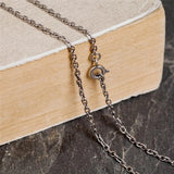 925 Sterling Silver Bunny Coin Pendant Necklace Punk Style