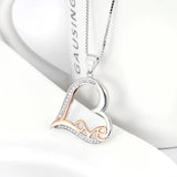 S925 Love Letter Necklace Hot Love Pendant Necklace
