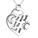 S925 Sterling Silver Love Necklace for Mother's Jewelry