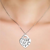 S925 Sterling Silver Love Necklace for Mother's Jewelry