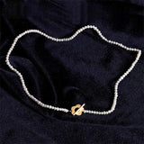 925 Silver Necklace with Freshwater Pearls