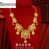 NC5334 Flower 24KT Necklace