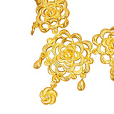 NC5334 Flower 24KT Necklace