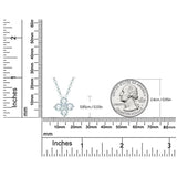 3mm*4p Moissanite Necklace D VVS1 Diamond Pendant S925 Silver Plate