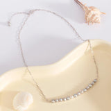 925 Silver Chain Necklace Freshwater Pearl Jewelry