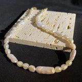 Baroque Pearl Strand Necklace Bridal Pearls Choker Jewelry