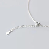 S Silver Women's Necklace Small Fresh Chrysanthemum Flower Pendant