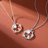 Sterling Silver Rabbit Pendant Women's Necklace