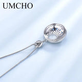 925 Silver Gemstone Pendant Necklace for Women - Fine Jewelry