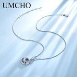 925 Silver Gemstone Pendant Necklace for Women - Fine Jewelry
