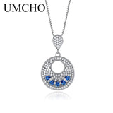 925 Silver Gemstone Pendant Necklace for Women - Fine Jewelry