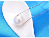 CMX02 Charm Shell Pearl Jewelry 925 Sterling Silver Pearl Necklace Pendant
