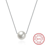 CMX02 Charm Shell Pearl Jewelry 925 Sterling Silver Pearl Necklace Pendant