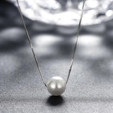 CMX02 Charm Shell Pearl Jewelry 925 Sterling Silver Pearl Necklace Pendant