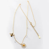 Sterling Silver 925 Bee Charm Necklaces for Women