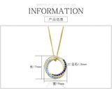 S925 Sterling Silver Diamond Ring Necklace Pendant