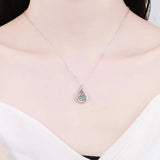 1.0ct Moissanite Pendant 925 Silver Jewelry Wedding
