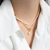 925 Silver Milk Ctystal Zircon Pave Pendant Long Chain CZ Women Wedding Jewelry