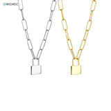 Kikichicc 925 Silver Locker Pendant Horoscope Chain Choker