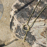 925 Silver Geometric Big Locker Long Chain Choker Necklace