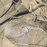 925 Silver Geometric Big Locker Long Chain Choker Necklace