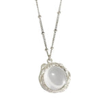 925 Sterling Silver Labradorite Pendant Necklace Crystal Jewelry