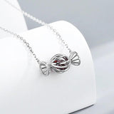 Sterling Silver Candy Pendant Necklace for Women