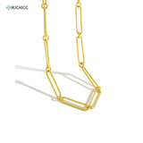925 Silver Horoscope Chain Long Choker Necklace Square Jewelry