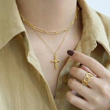 925 Silver Horoscope Chain Long Choker Necklace Square Jewelry